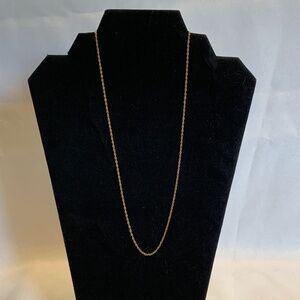Vintage 1990s 14k Gold 20” Necklace!